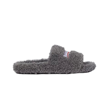 Balenciaga Furry Slide Grey