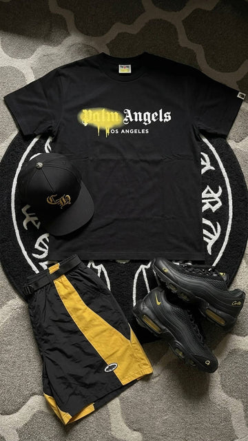 Bundle Offer - Black Yellow Shorts