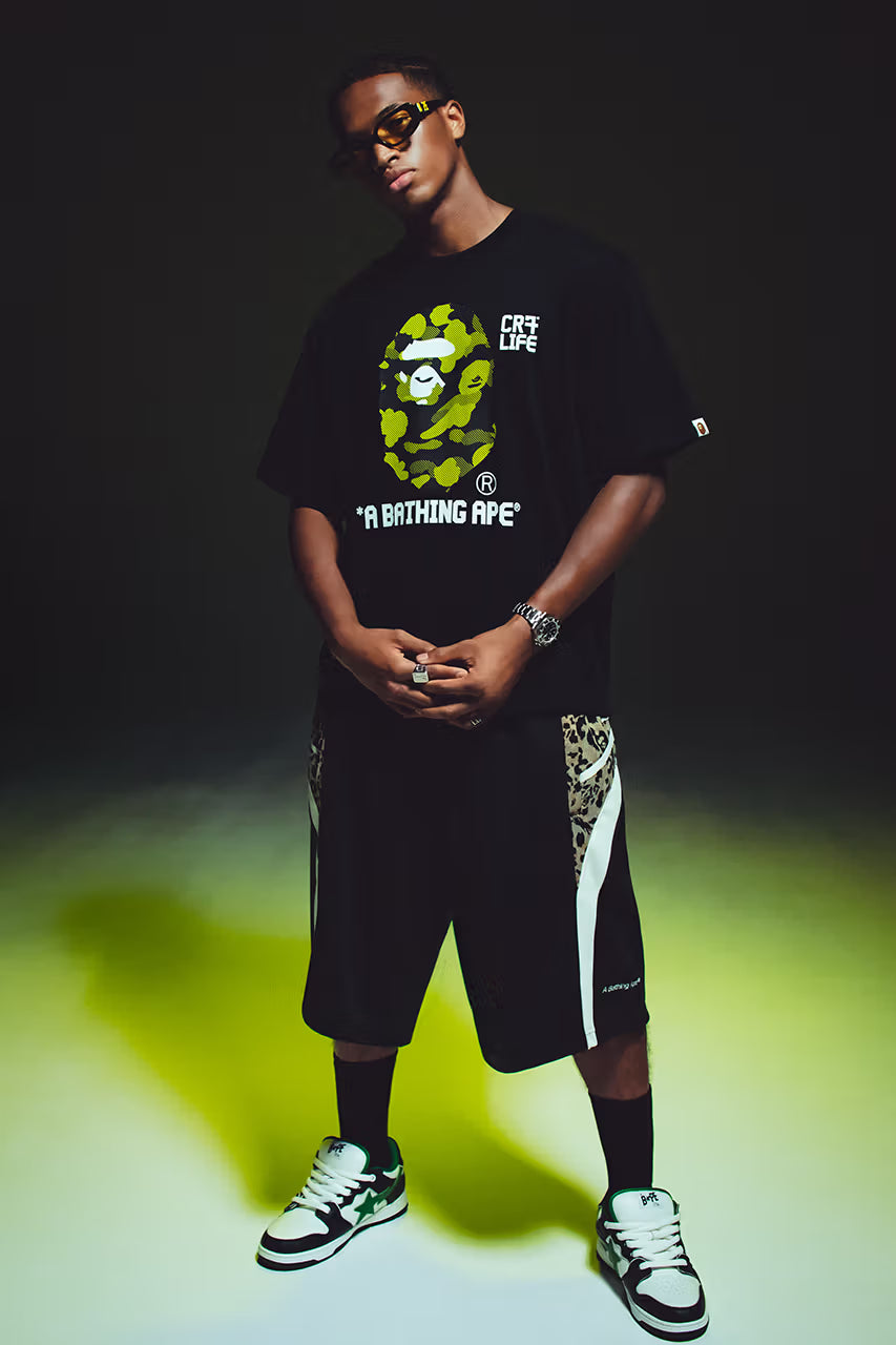 BAPE X CR7 T SHIRT (BLACK)